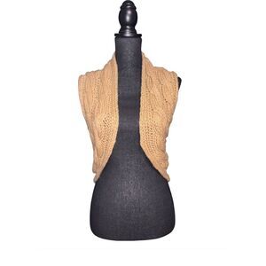 Bebe Cable Knit Sweater Vest